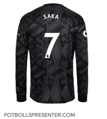 Arsenal Bukayo Saka #7 Borta Matchtröja 2022-23 Långärmad